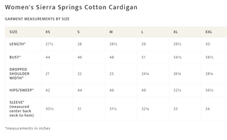 Women's Sierra Springs Cardigan Natural