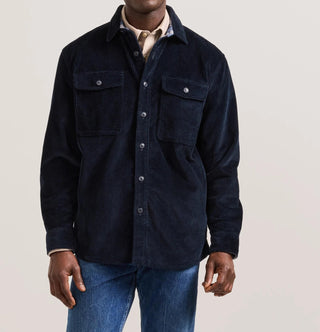 Men's Belmont Corduroy Shirt Navy/Painted Hills