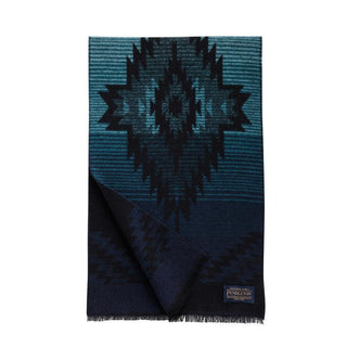 Jacquard Wool Scarf Saltillo Sunset