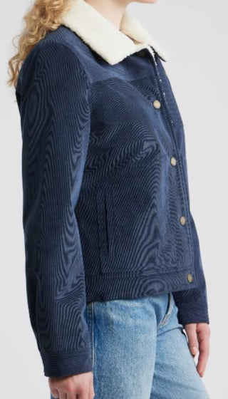 Wind River Corduroy Trucker Jacket Navy