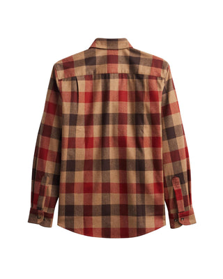 Men's Lodge Shirt Red Multi Check