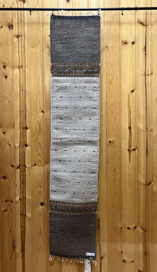 Escalante Table Runner 16" x 6'6" Night Sky Grey