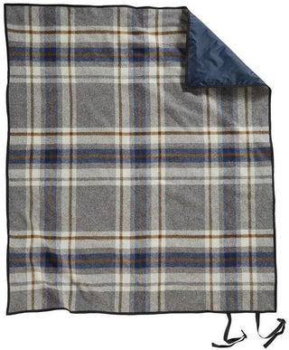 Nylon Backed Roll Up Blanket Raleigh Plaid